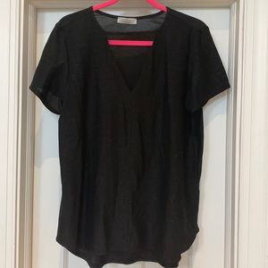 Anatomie ladies size L black sparkly top